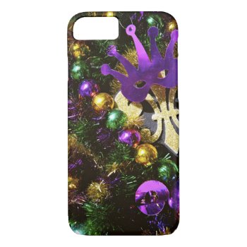 Mardi Gras Decorations Iphone 7 Case by RossiCards at Zazzle