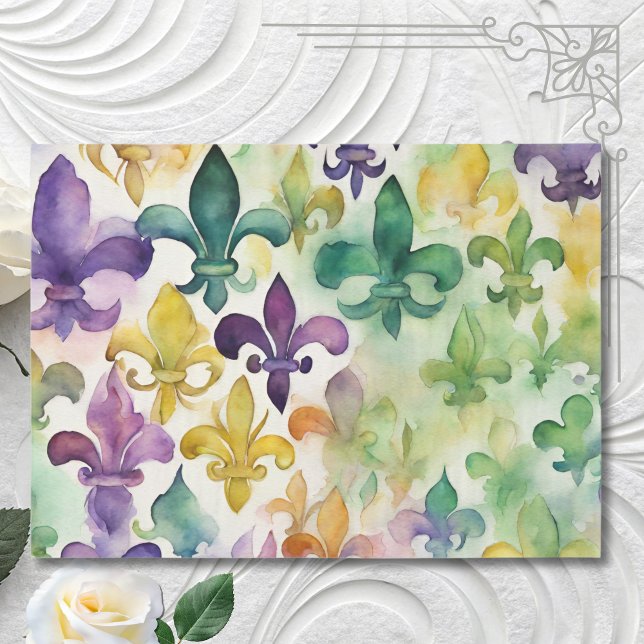 Mardi Gras Decoupage Tissue Paper (Creator Uploaded)