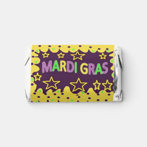 Mardi Gras Design Hersheys Miniatures