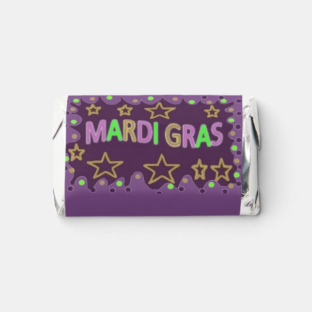 Mardi Gras Design  Hershey's Miniatures (Front)
