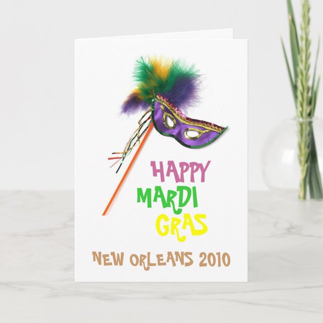 MARDI GRAS DESIGNS CARD (Front)