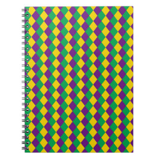 Mardi Gras Diamonds: Vibrant Festive Pattern Notebook
