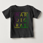 : Mardi Gras Squad - New Orleans NOLA Infant/Toddler Cotton  Jersey T-Shirt (Black, 6 Months): Clothing, Shoes & Jewelry