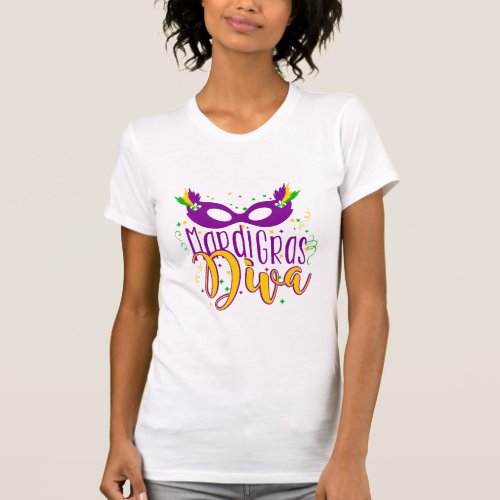 Mardi Gras Diva T_Shirt