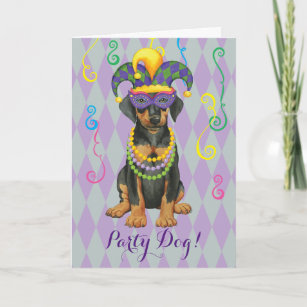 Mardi Gras Dobe Card