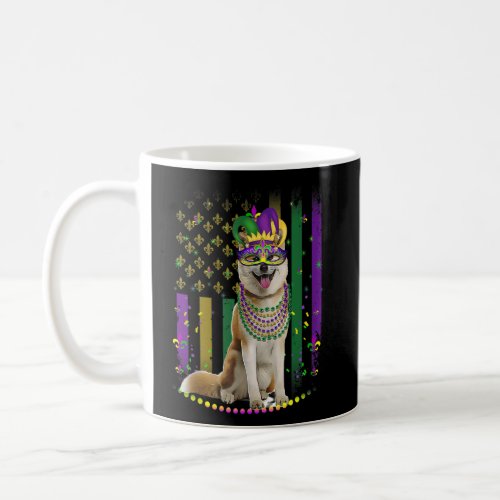 Mardi Gras Dog Carnival Shiba Inu Dog Jester Pet P Coffee Mug