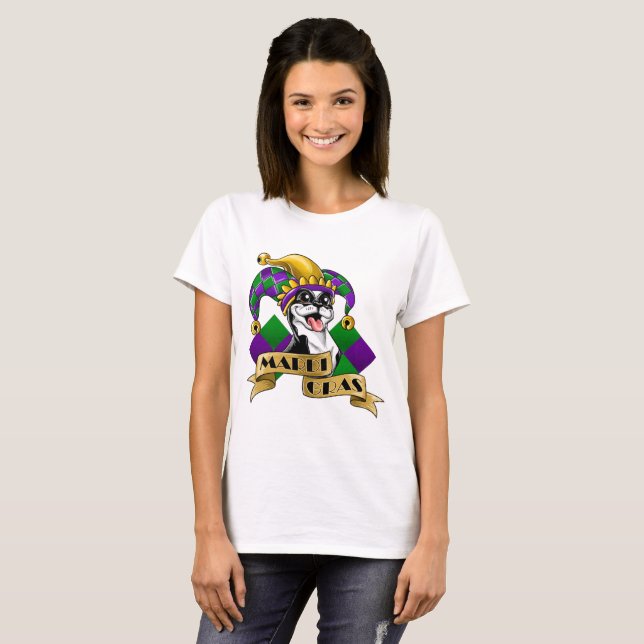Mardi Gras Dog T-Shirt (Front Full)