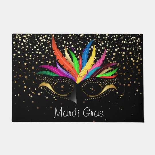 mardi gras mat insert