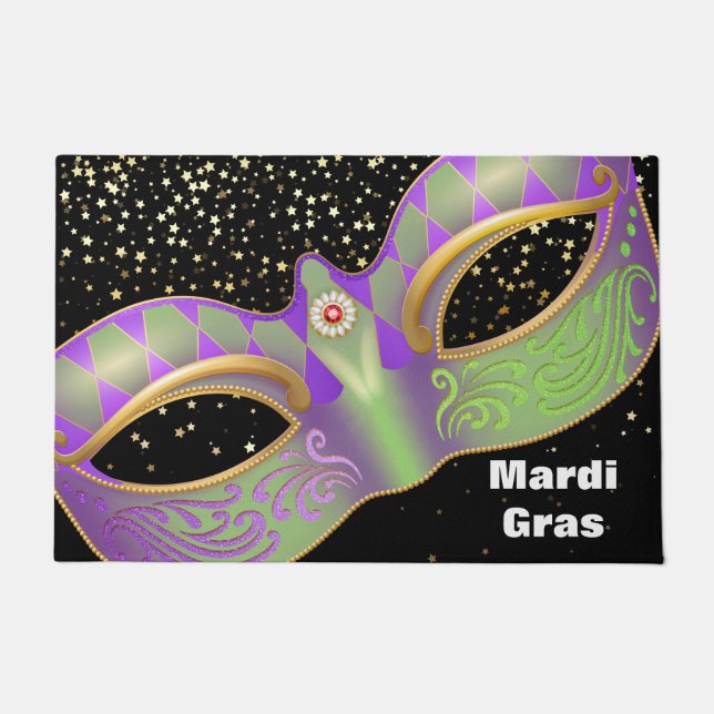 Mardi Gras Doormat (Front)