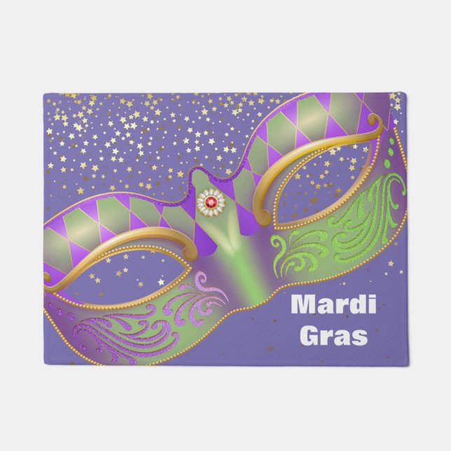 Mardi Gras Doormat (Front)