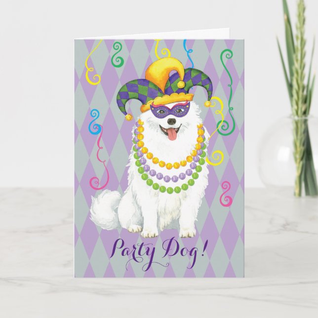 Mardi Gras Eskie Card (Front)