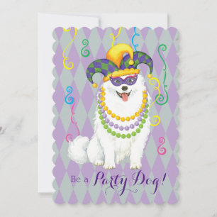 Mardi Gras Eskie Invitation