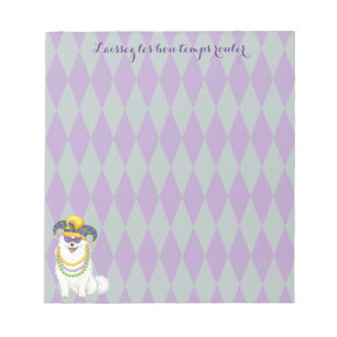 Mardi Gras Eskie Notepad