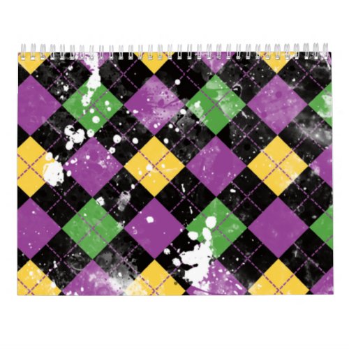 Mardi Gras Essentials Keychain Calendar