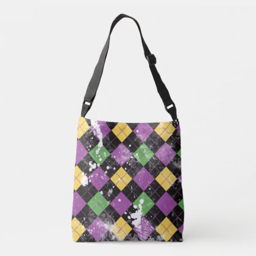 Mardi Gras Essentials Keychain Crossbody Bag