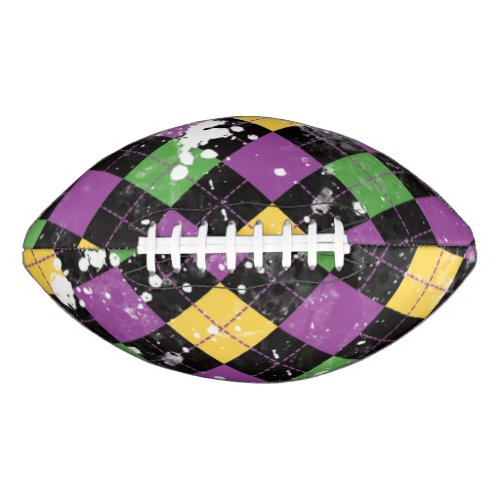 Mardi Gras Essentials Keychain Football