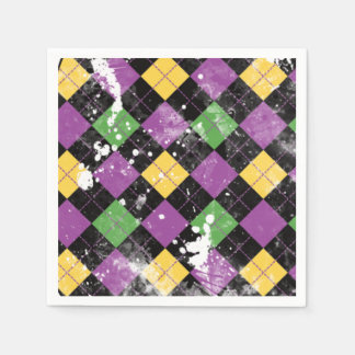Mardi Gras Essentials Keychain Napkins