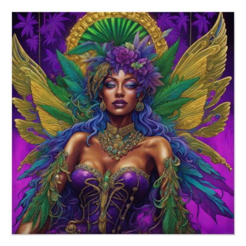 Mardi Gras fairyCharmaine  Poster