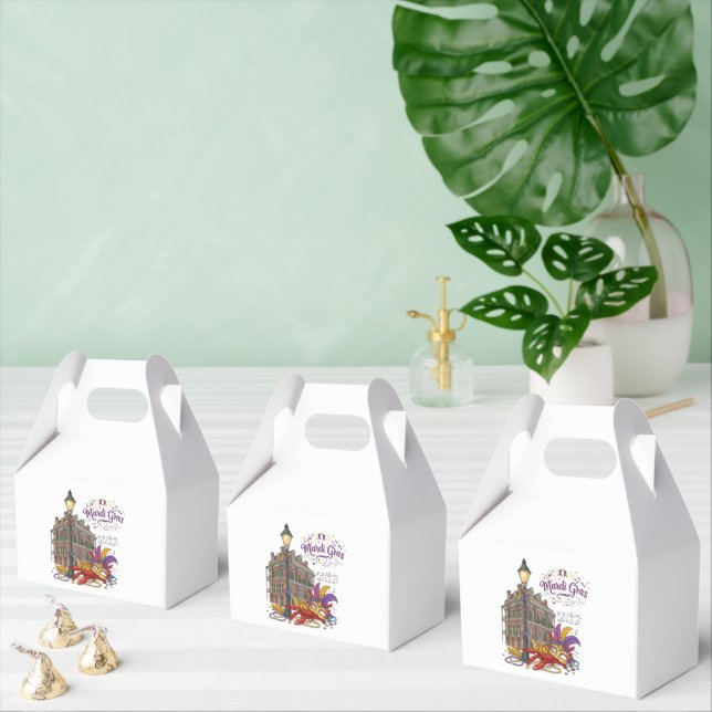 Mardi Gras Favor Boxes (Multiple)