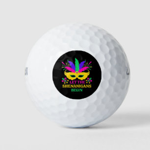 Mardi Gras Festival Let The Shenganins Begin Golf Balls