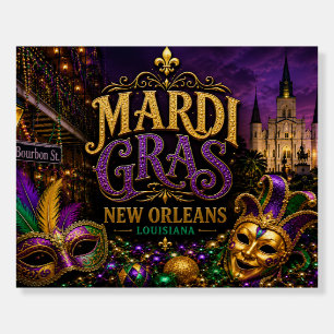 Mardi Gras Festival New Orleans Louisiana Foam Board