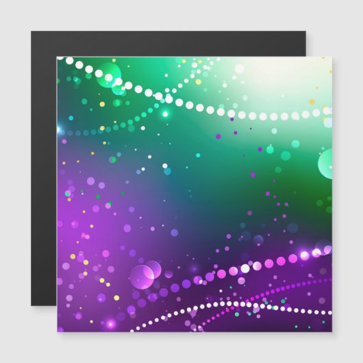 Mardi Gras Festive Purple Background (Front/Back)