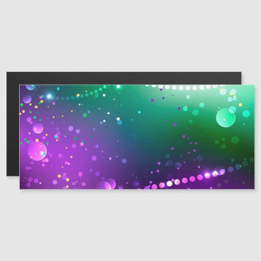 Mardi Gras Festive Purple Background (Front/Back)