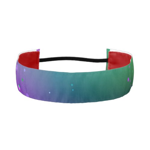 Mardi Gras Festive Purple Background Athletic Headband