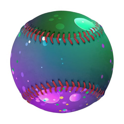 Mardi Gras Festive Purple Background Baseball