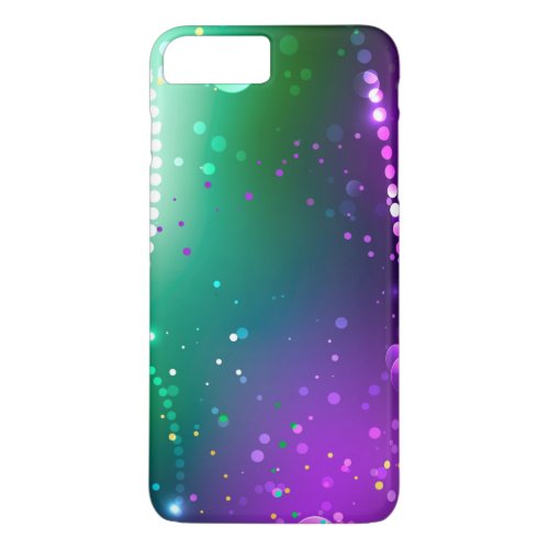 Mardi Gras Festive Purple Background iPhone 8 Plus7 Plus Case