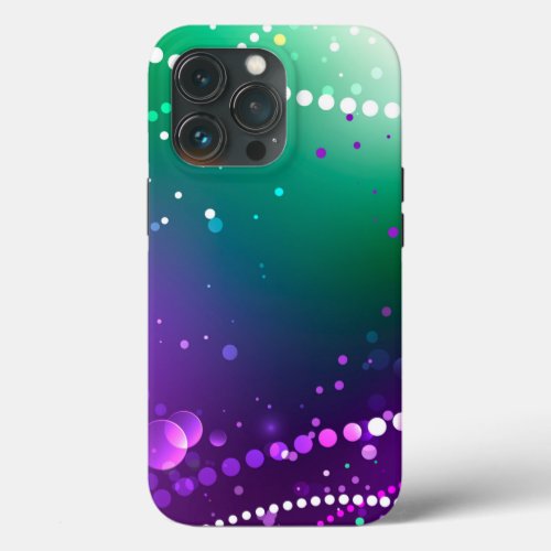 Mardi Gras Festive Purple Background iPhone 13 Pro Case