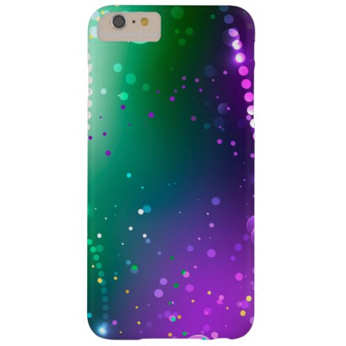 Mardi Gras Festive Purple Background Barely There iPhone 6 Plus Case