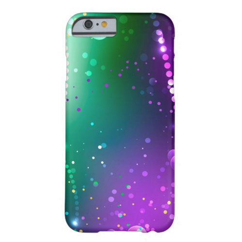 Mardi Gras Festive Purple Background Barely There iPhone 6 Case