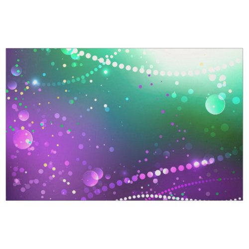 Mardi Gras Festive Purple Background Fabric