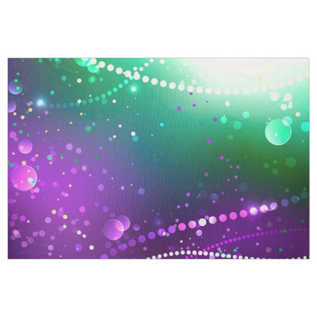 Mardi Gras Festive Purple Background Fabric (Yard)