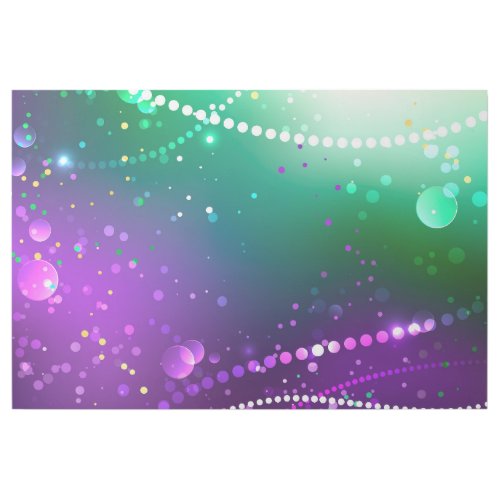 Mardi Gras Festive Purple Background Gallery Wrap