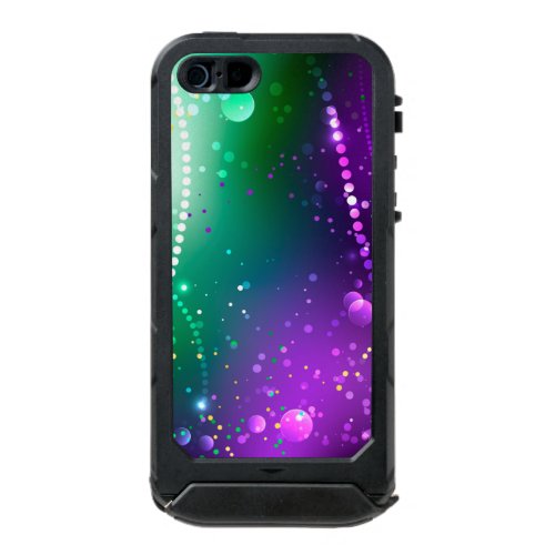 Mardi Gras Festive Purple Background Waterproof Case For iPhone SE55s