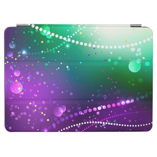 Mardi Gras Festive Purple Background iPad Air Cover