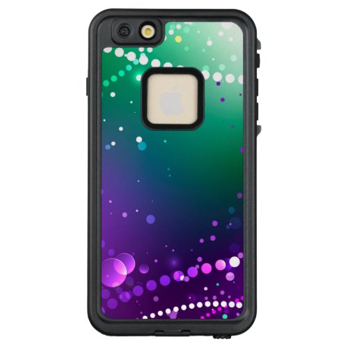 Mardi Gras Festive Purple Background LifeProof FRĒ iPhone 66s Plus Case