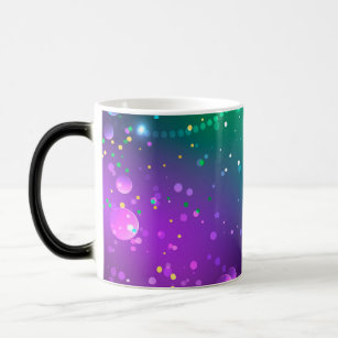 Mardi Gras Festive Purple Background Magic Mug
