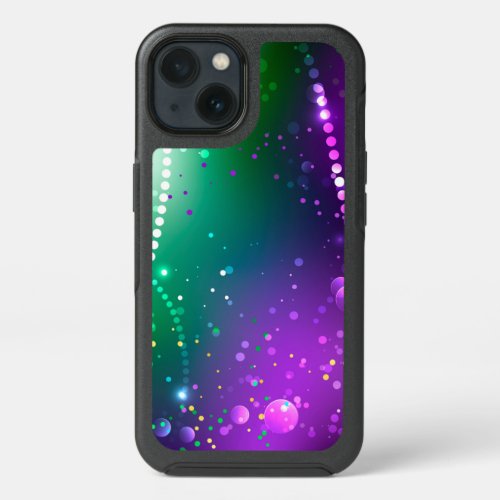 Mardi Gras Festive Purple Background iPhone 13 Case