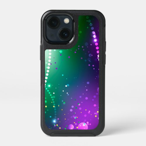 Mardi Gras Festive Purple Background iPhone 13 Mini Case