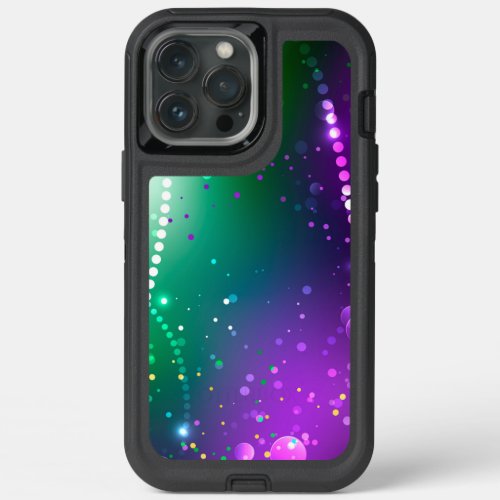 Mardi Gras Festive Purple Background iPhone 13 Pro Max Case