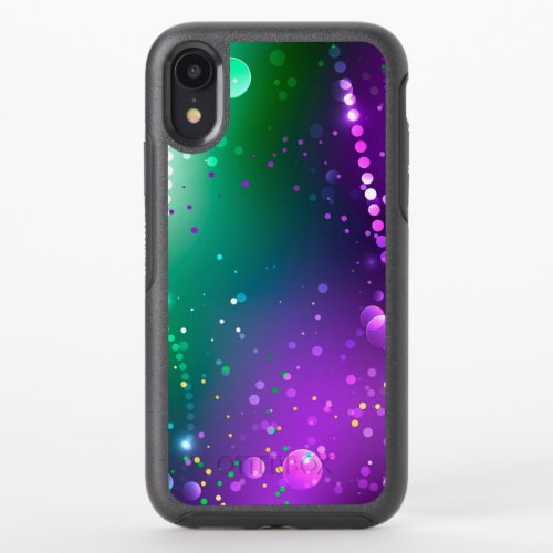 Mardi Gras Festive Purple Background OtterBox Symmetry iPhone XR Case