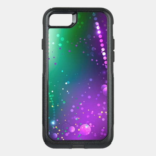 Mardi Gras Festive Purple Background OtterBox Commuter iPhone SE87 Case