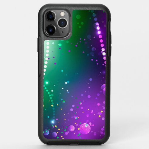 Mardi Gras Festive Purple Background OtterBox Symmetry iPhone 11 Pro Max Case