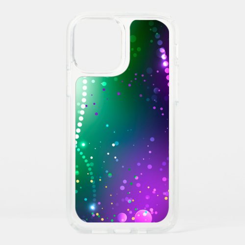 Mardi Gras Festive Purple Background Speck iPhone 12 Case