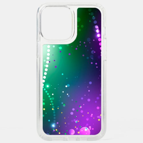 Mardi Gras Festive Purple Background Speck iPhone 12 Pro Max Case