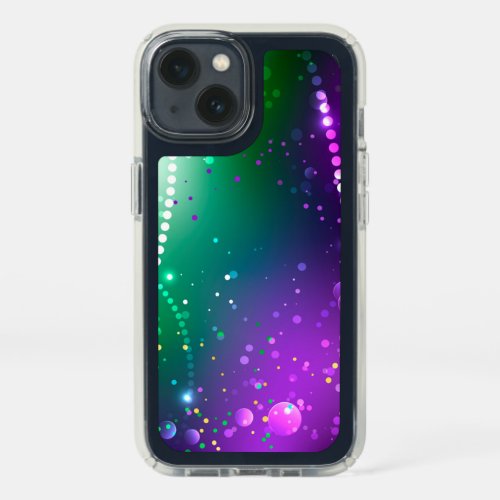 Mardi Gras Festive Purple Background Speck iPhone 13 Case