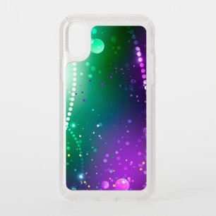 Mardi Gras Festive Purple Background Speck iPhone XS Case